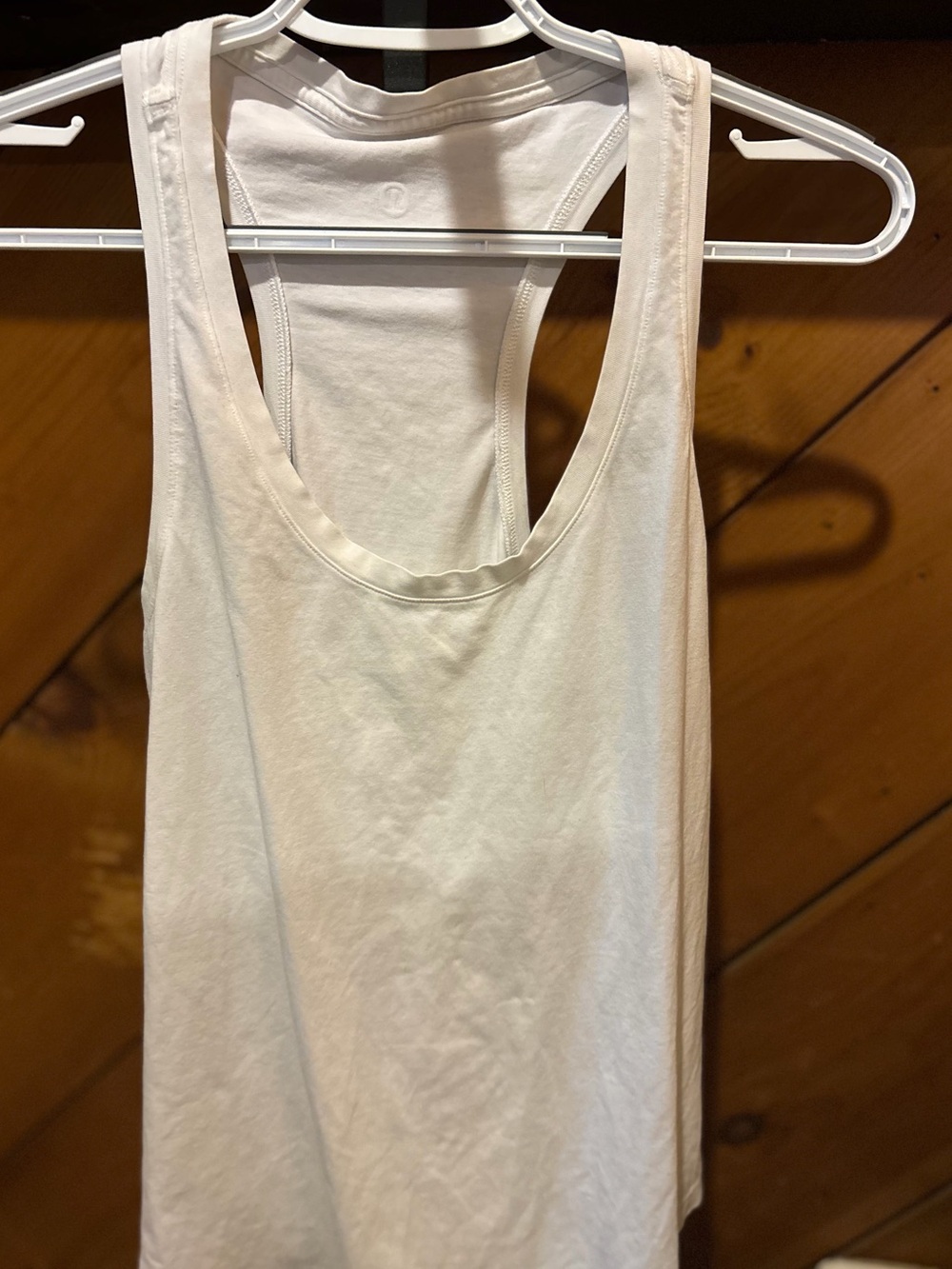 lululemon athletica White Racerback Tank Top